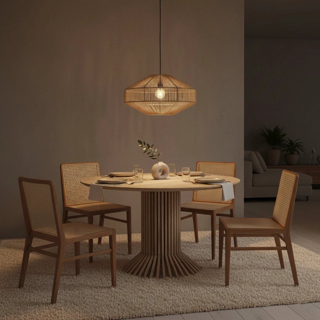 Eetkamerstoel Nova teakhouten - naturel (set van 2) by Raw Materials Amsterdam