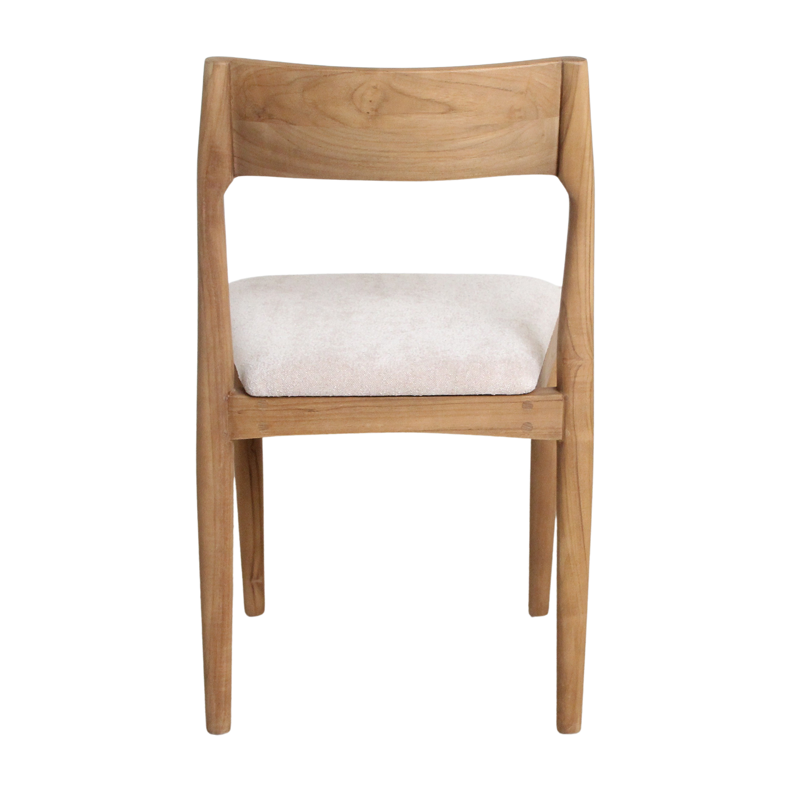 Eetkamerstoel Freya teakhouten crème by Raw Materials Amsterdam