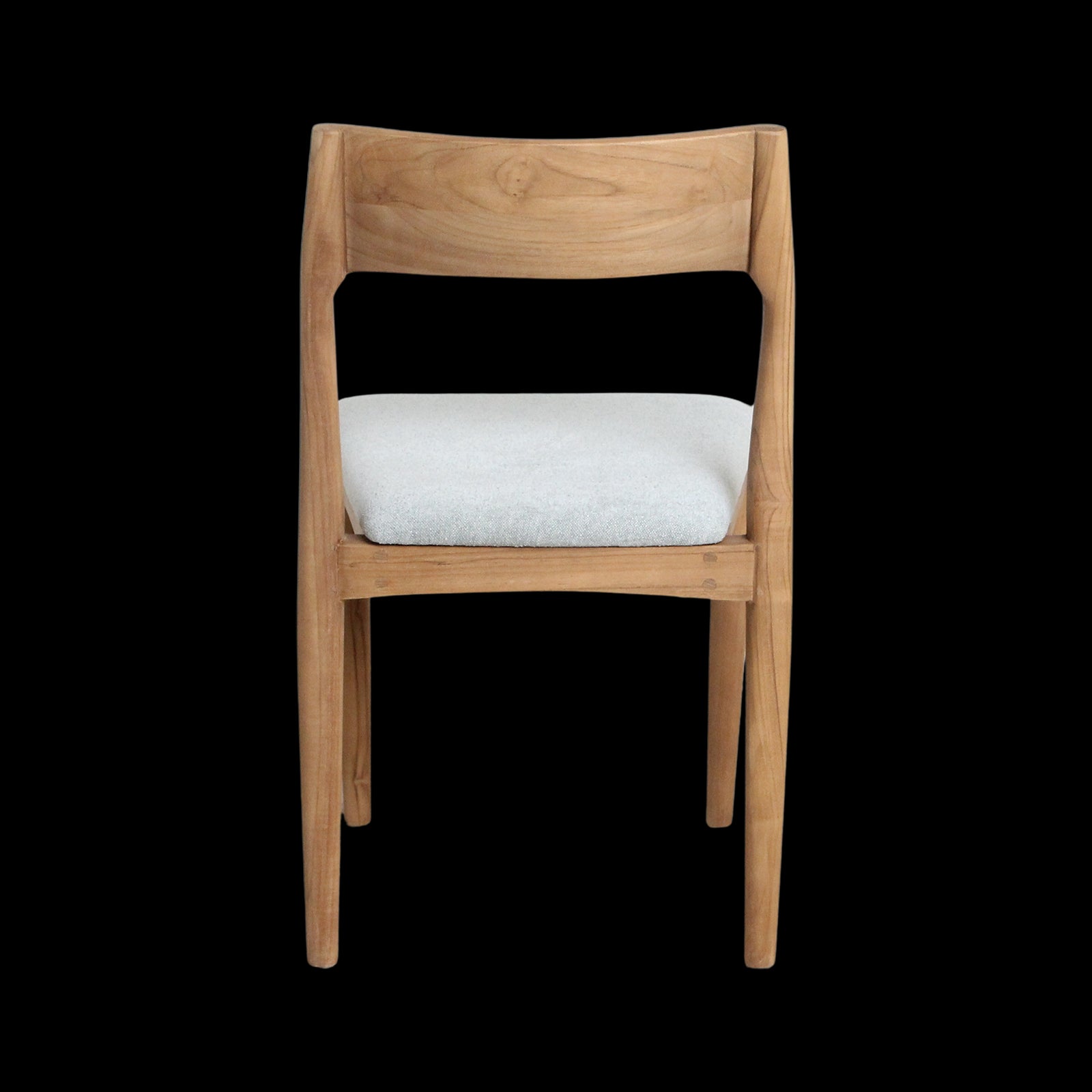 Eetkamestoel Freya teakhouten lichtgroen