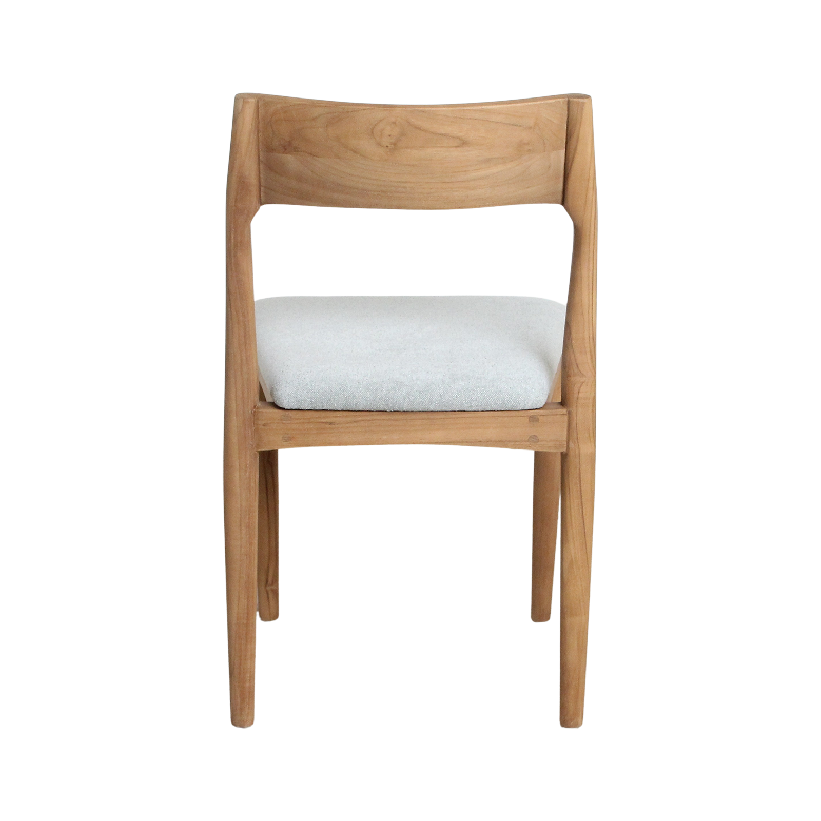 Eetkamestoel Freya teakhouten lichtgroen by Raw Materials Amsterdam