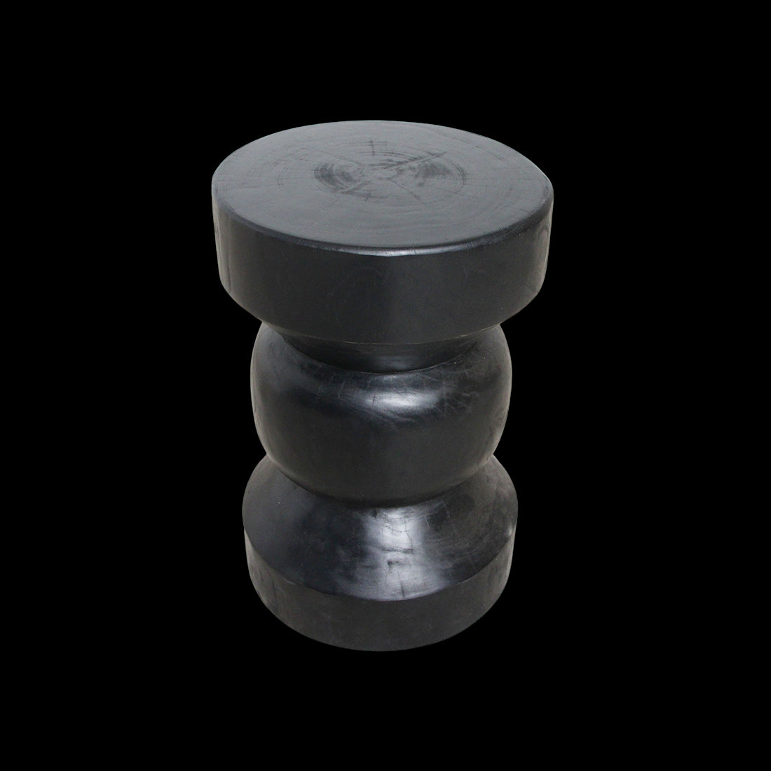 kruk/bijzettafel Teakhouten Ritari zwart