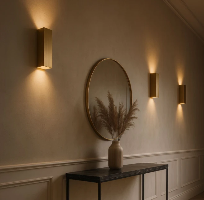 Wandlamp David bronze (set van 2) by ETH