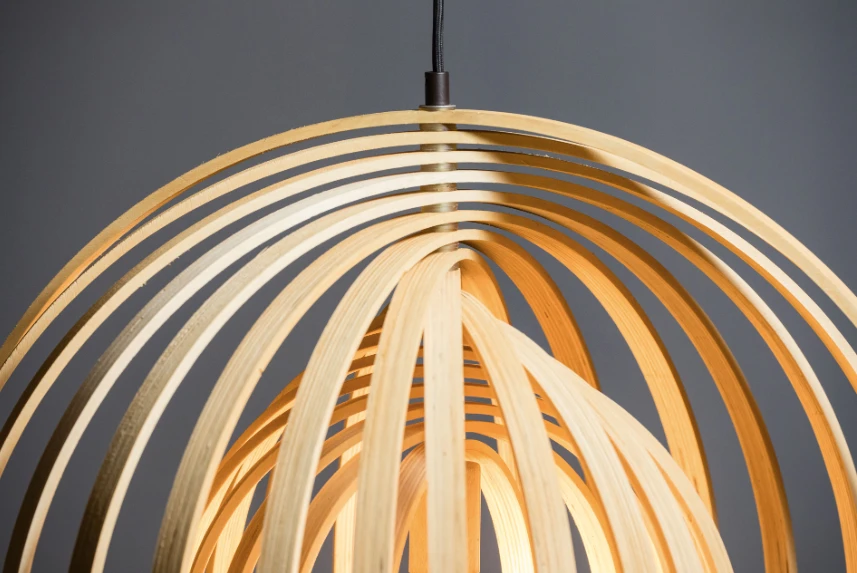 Hanglamp Woody Naturel Ø43.5cm by ETH