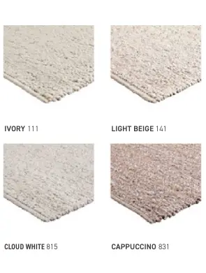 Vloerkleed Bonita Wol Wolkenwit 815 | 200x300 by Brinker Carpets