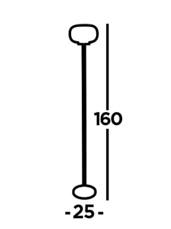 Vloerlamp Lumina - Black Metal & Opal Ribbed Glass by Searchlight