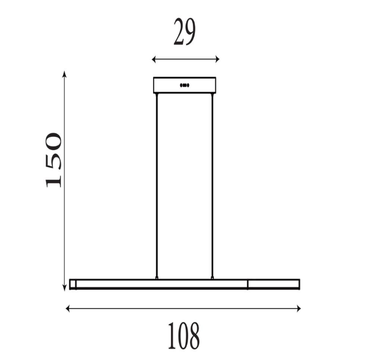 Hanglamp Bloom - Black Metal & Wood Effect