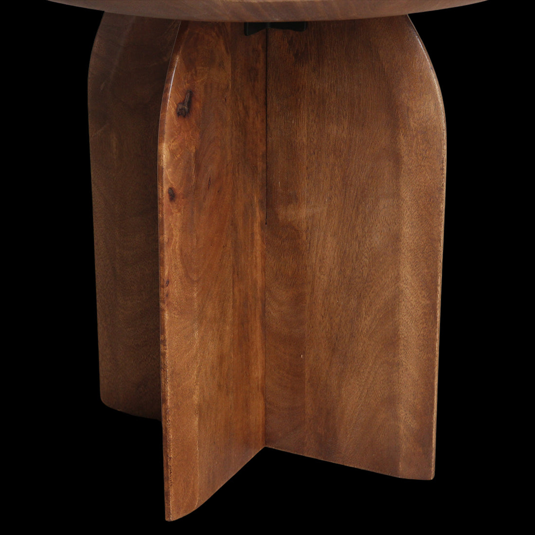 bijzettafel Bullnose mangohouten