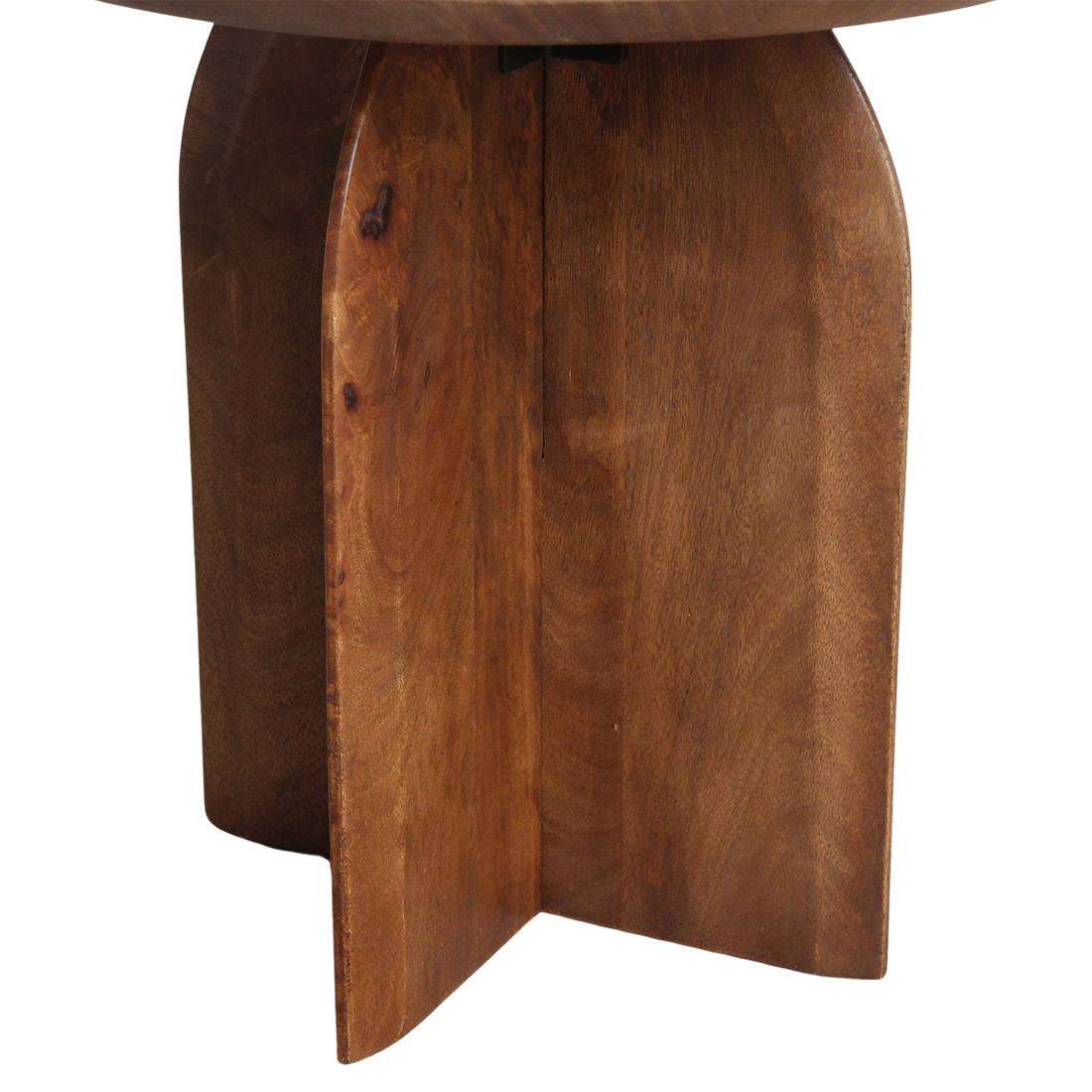 bijzettafel Bullnose mangohouten by Raw Materials Amsterdam