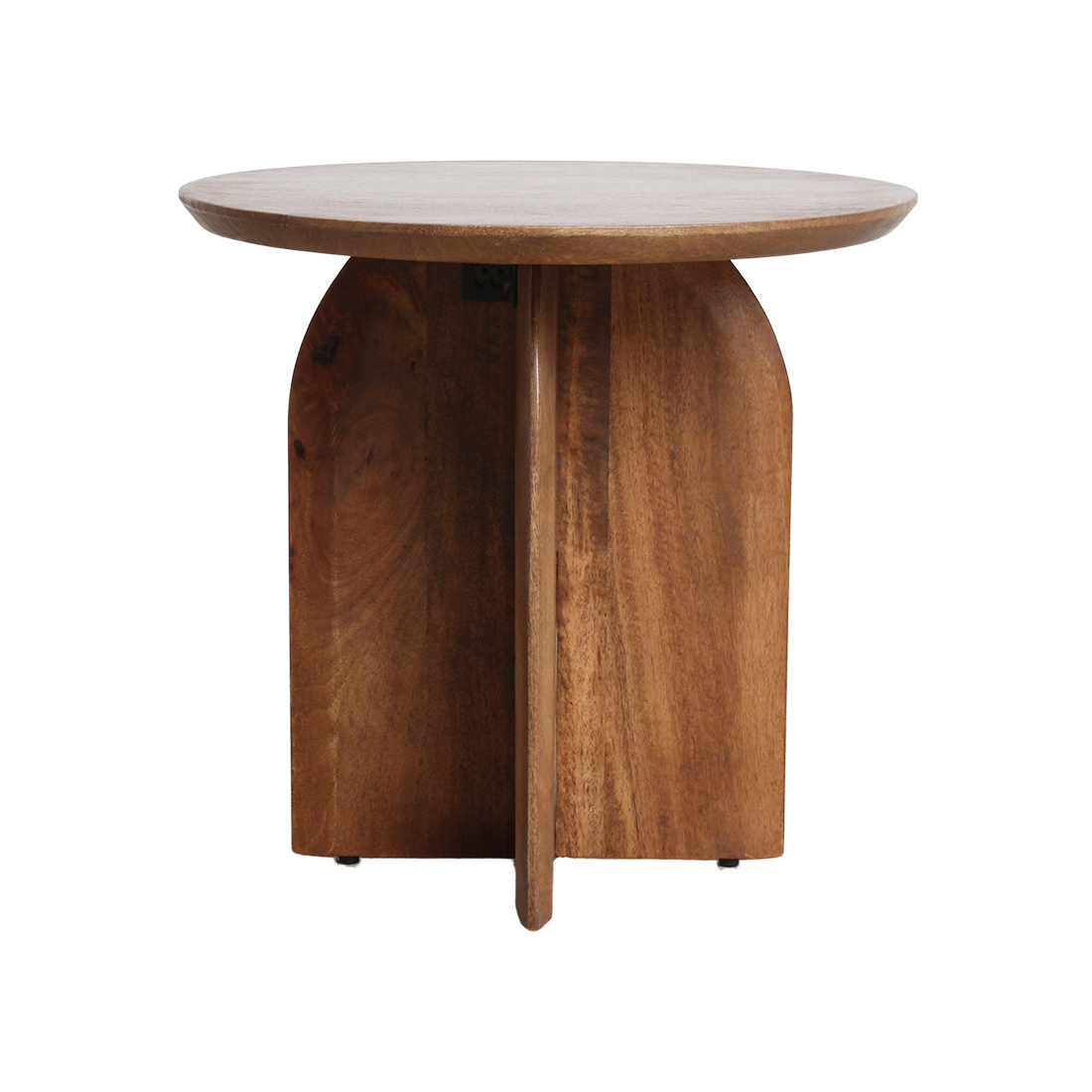 bijzettafel Bullnose mangohouten by Raw Materials Amsterdam