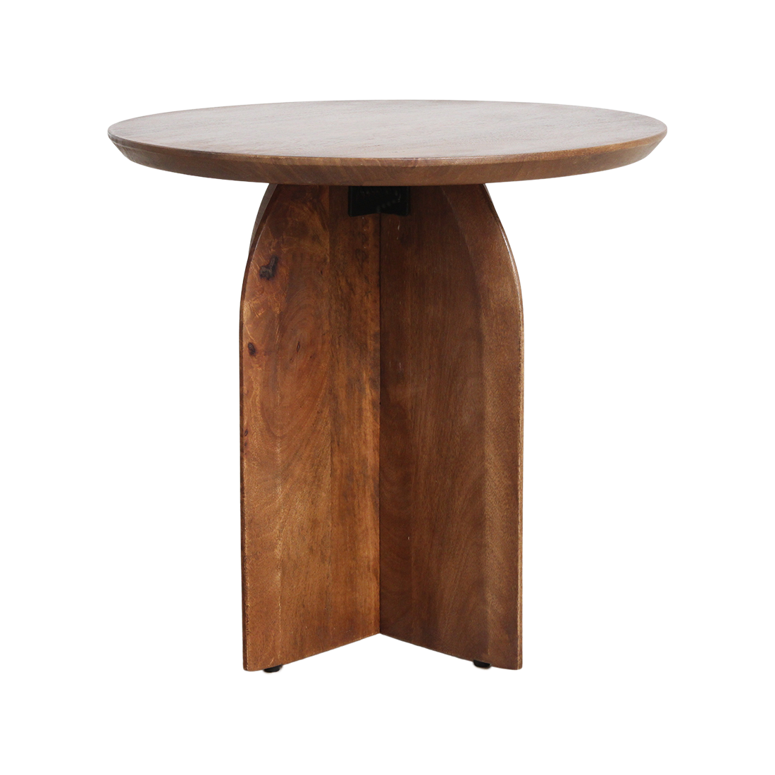 bijzettafel Bullnose mangohouten by Raw Materials Amsterdam