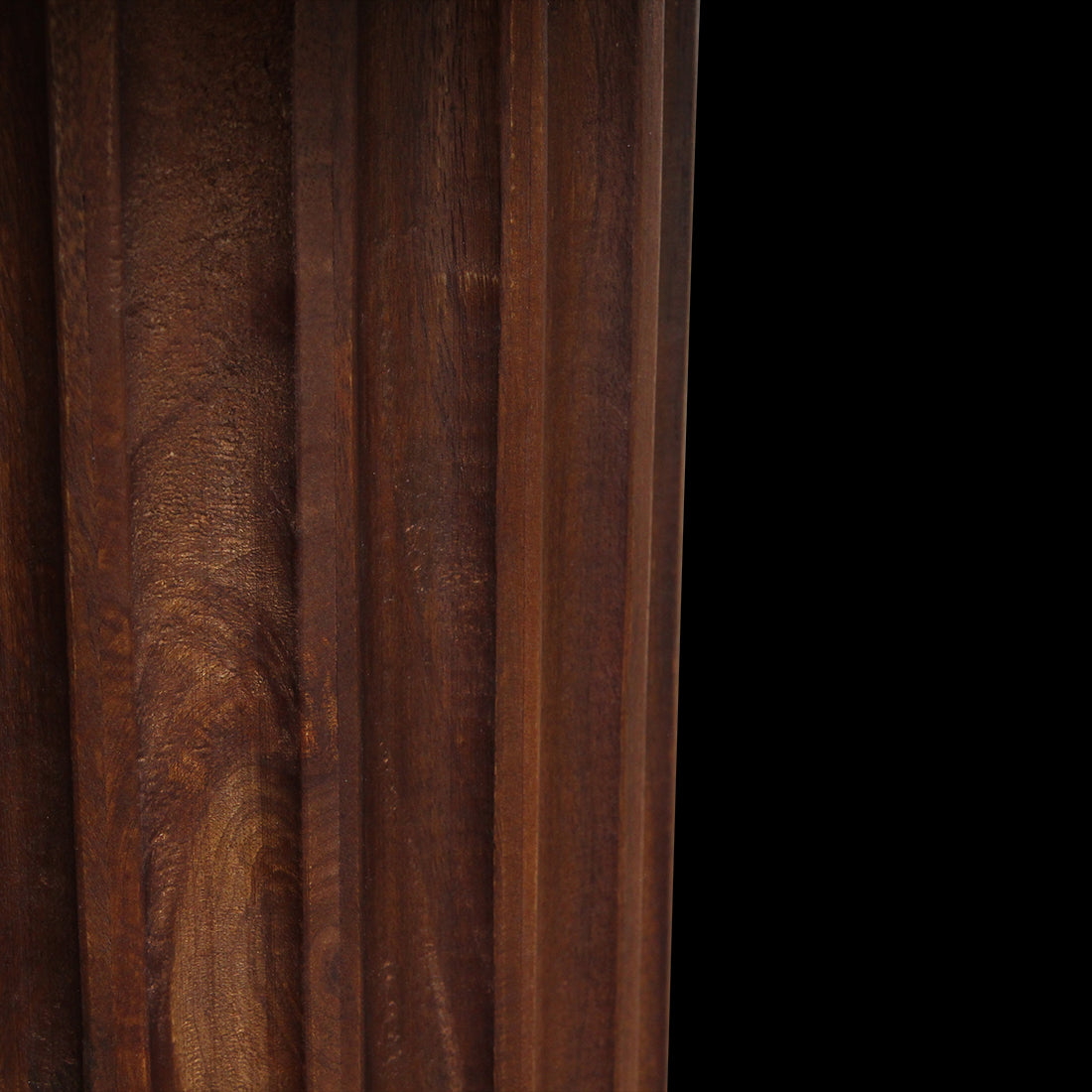 bijzettafel Bullnose omgekeerd bruin Ø 50 cm