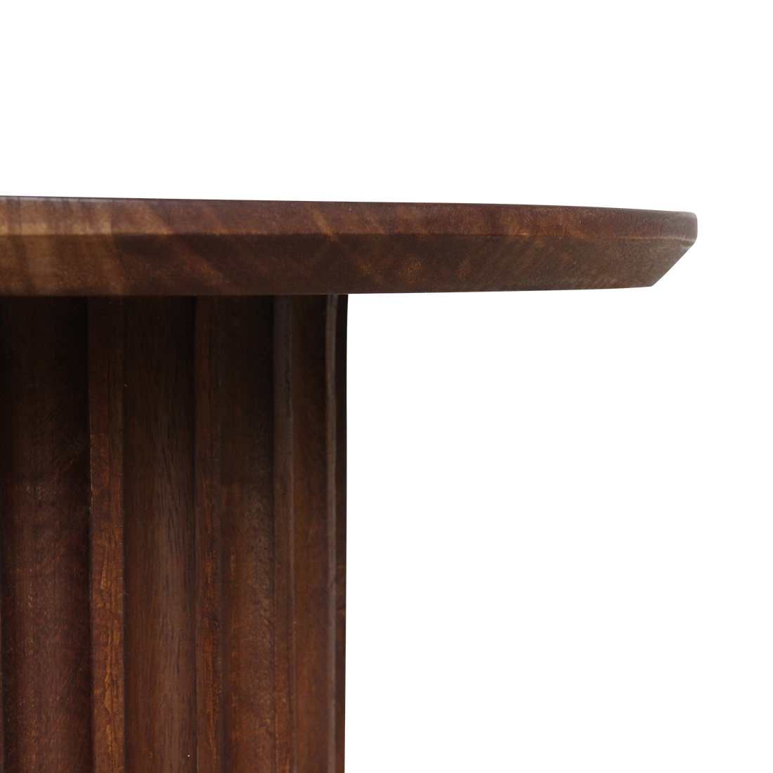 bijzettafel Bullnose omgekeerd bruin Ø 55 cm by Raw Materials Amsterdam