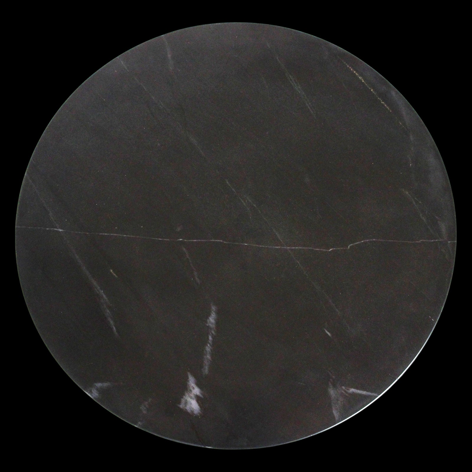 bijzettafel Marmer rond Zwart by Raw Materials Amsterdam