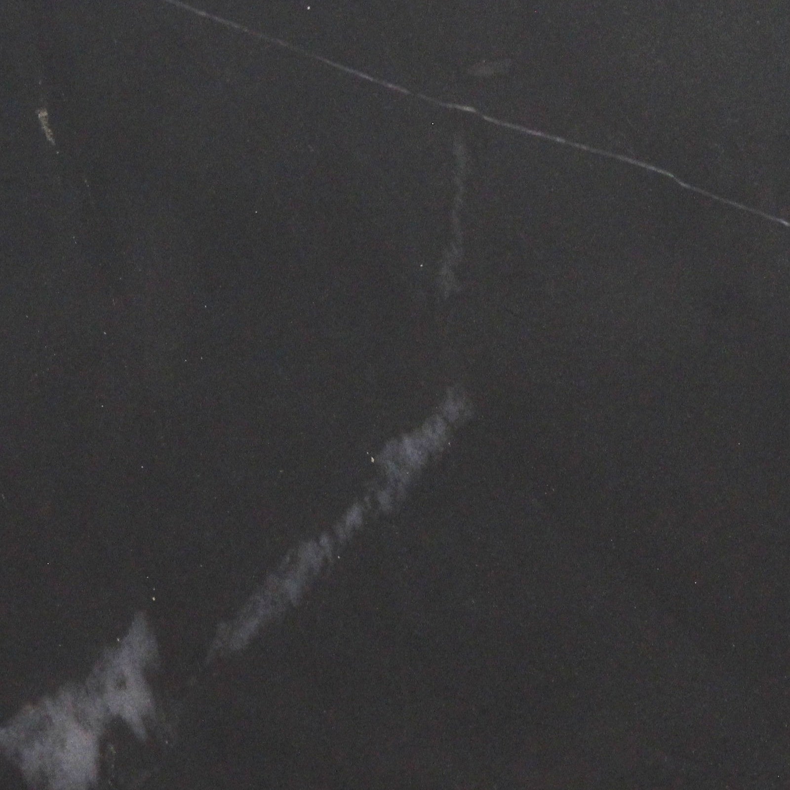 bijzettafel Marmer rond Zwart