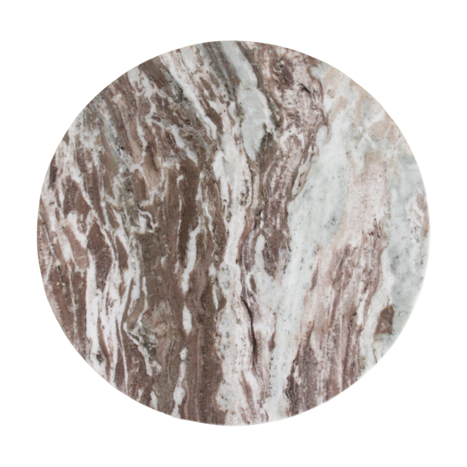 bijzettafel Marmer rond naturel by Raw Materials Amsterdam