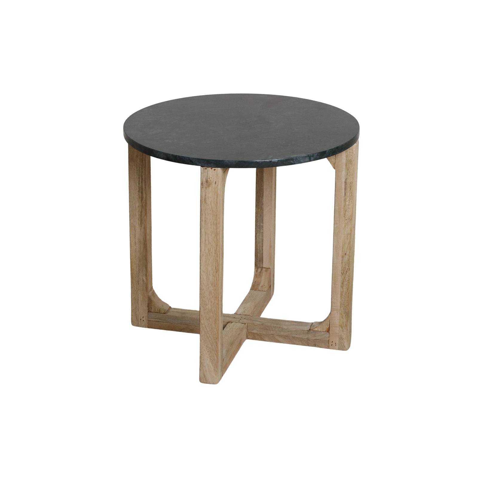 bijzettafel Marmeren rond groen by Raw Materials Amsterdam