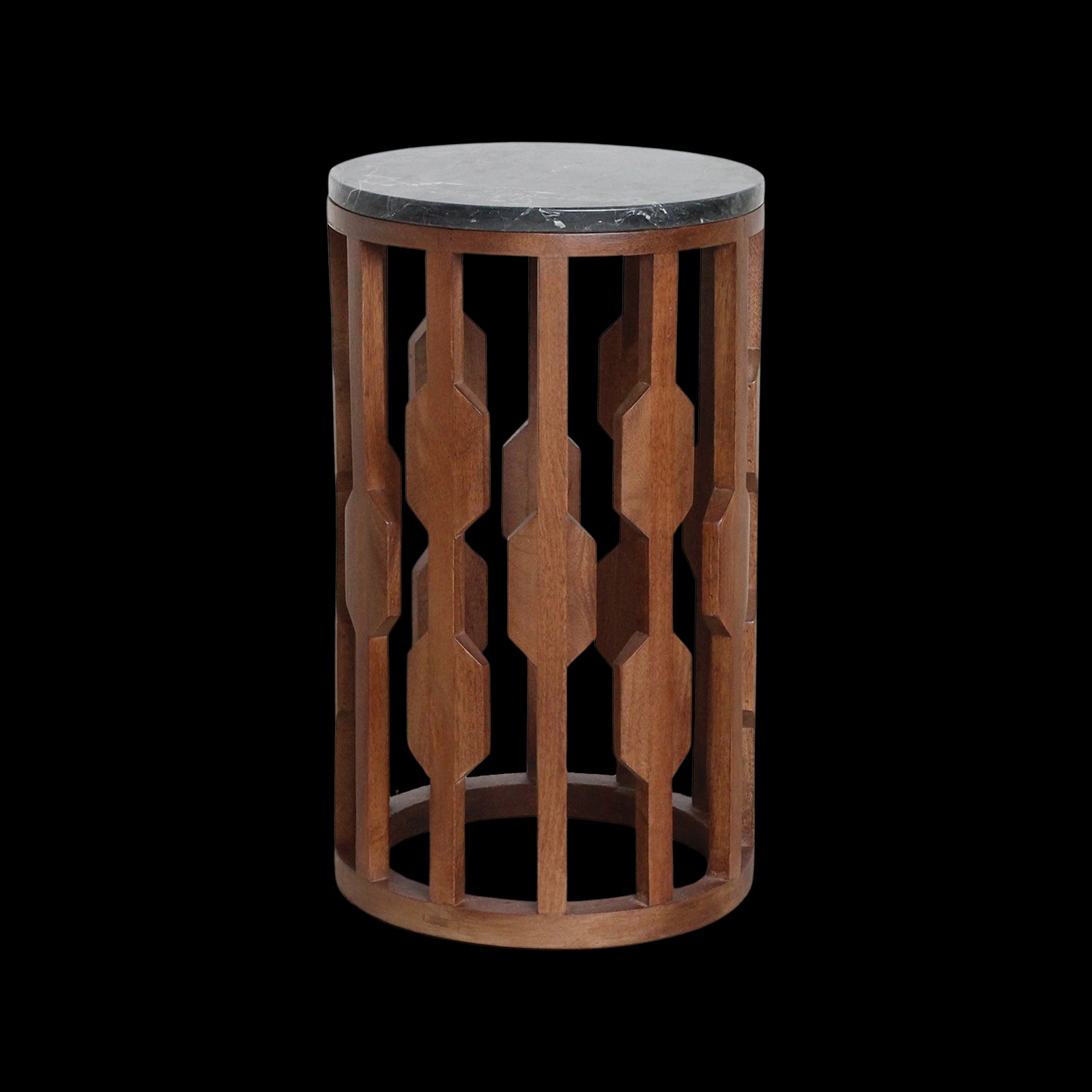 bijzettafel Lampung marmeren -zwart by Raw Materials Amsterdam