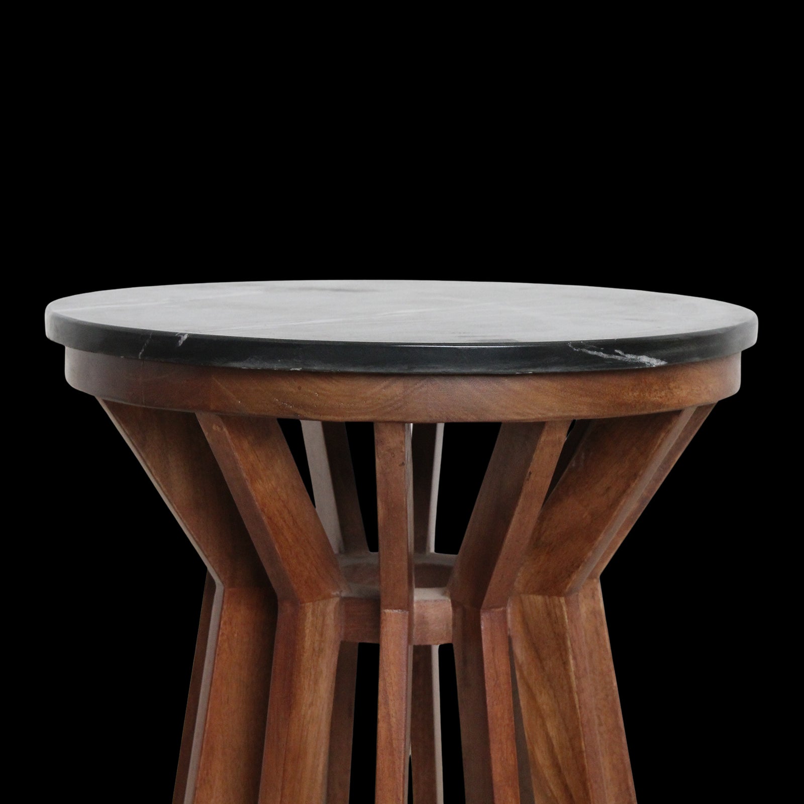 bijzettafel Sabah marmeren zwart