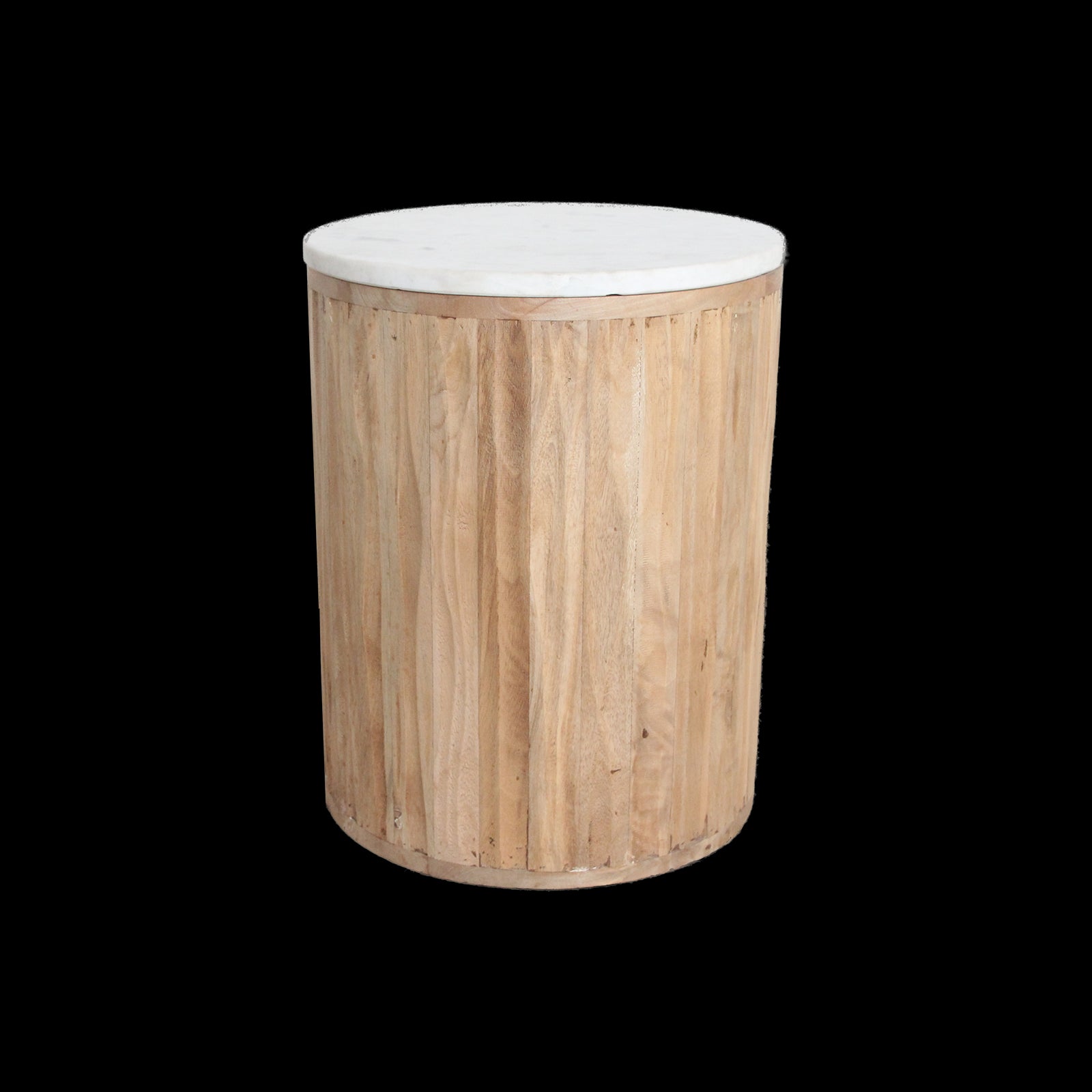 bijzettafel Malakka marmeren wit by Raw Materials Amsterdam