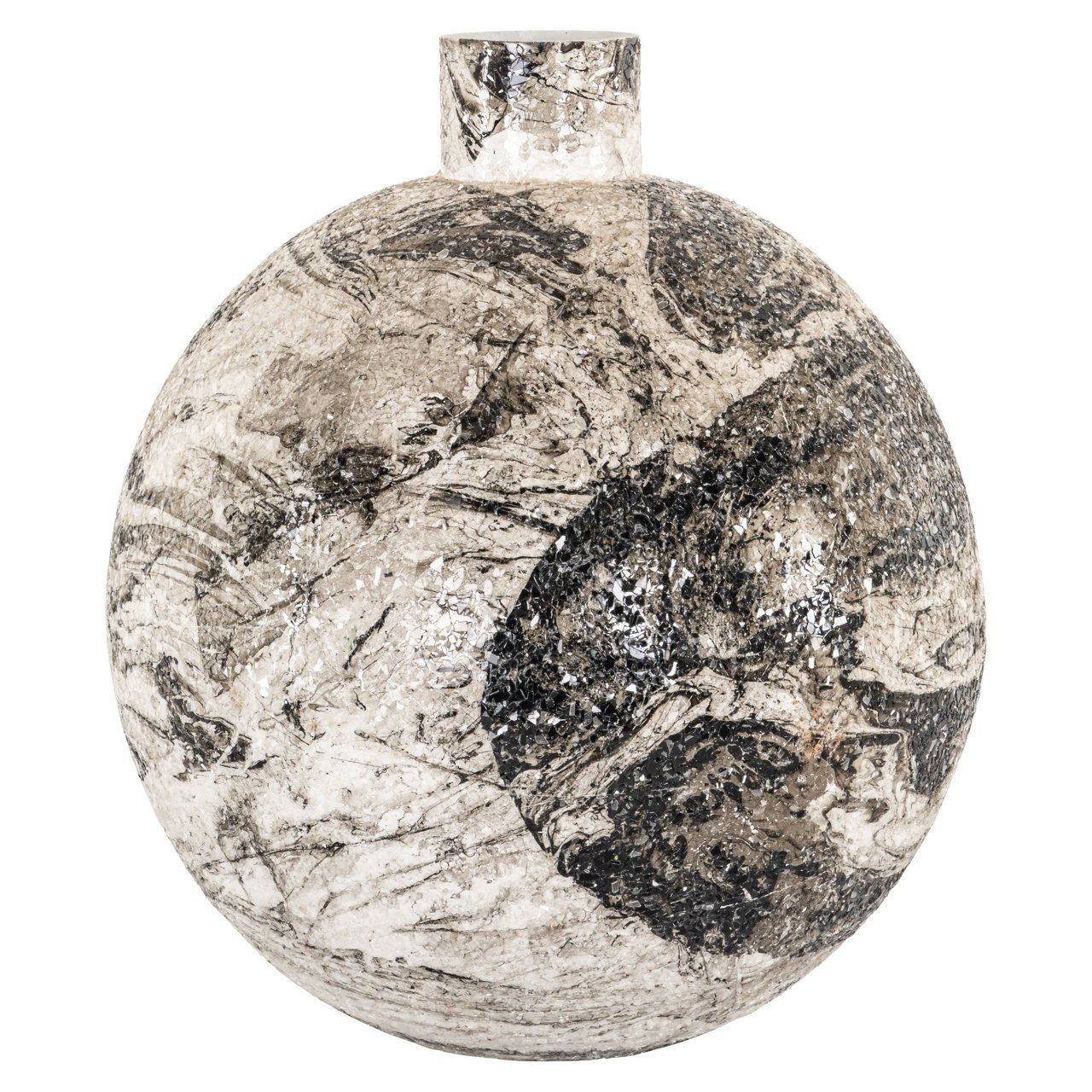 Vaas Delisha zwart/wit by Richmond Interiors