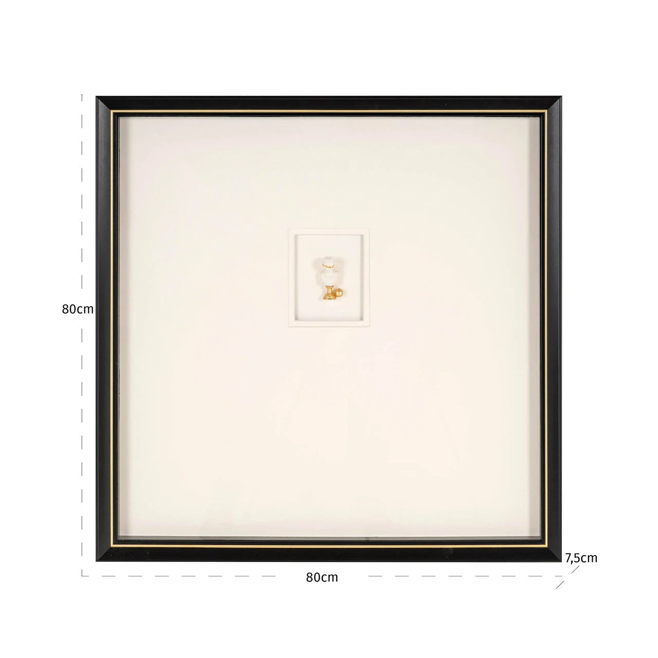 Muurkunst Danni (Zwart/wit) by Richmond Interiors