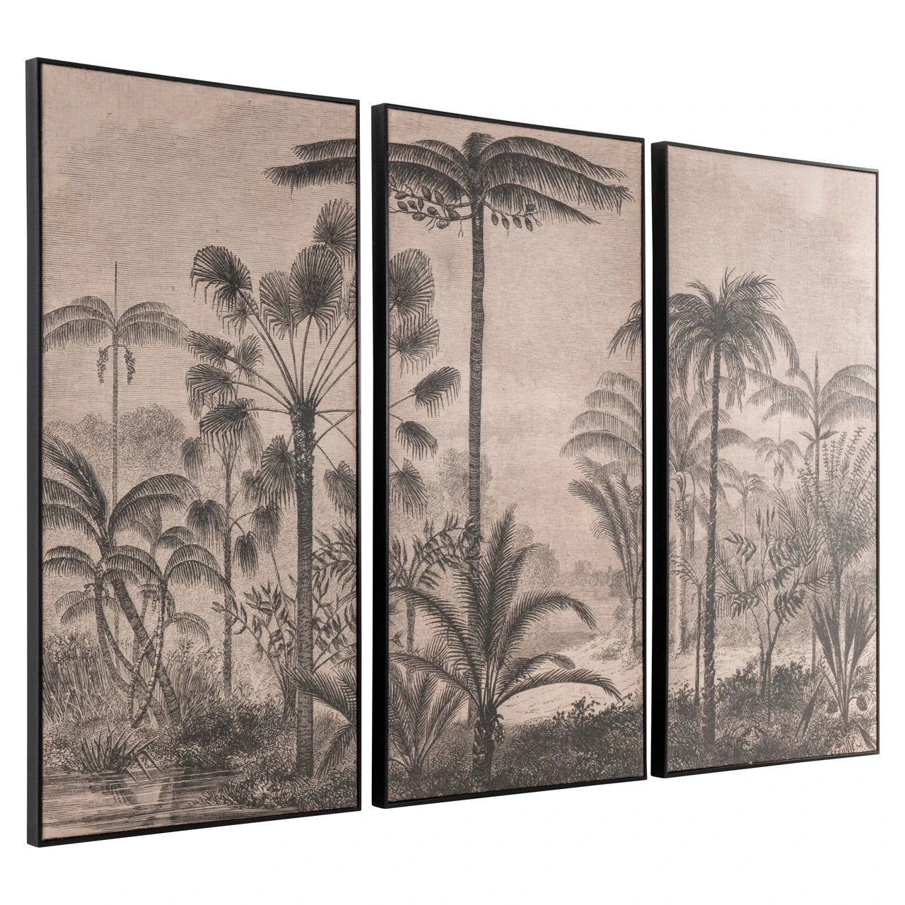Wanddecoratie Rhapsody bruin (Set van 3) by Richmond Interiors