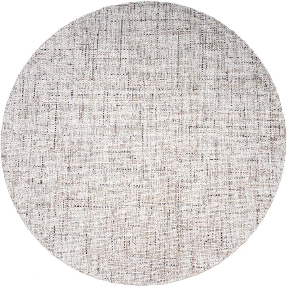 Vloerkleed Cross Beige – Rond ø200 cm by Veer Carpets