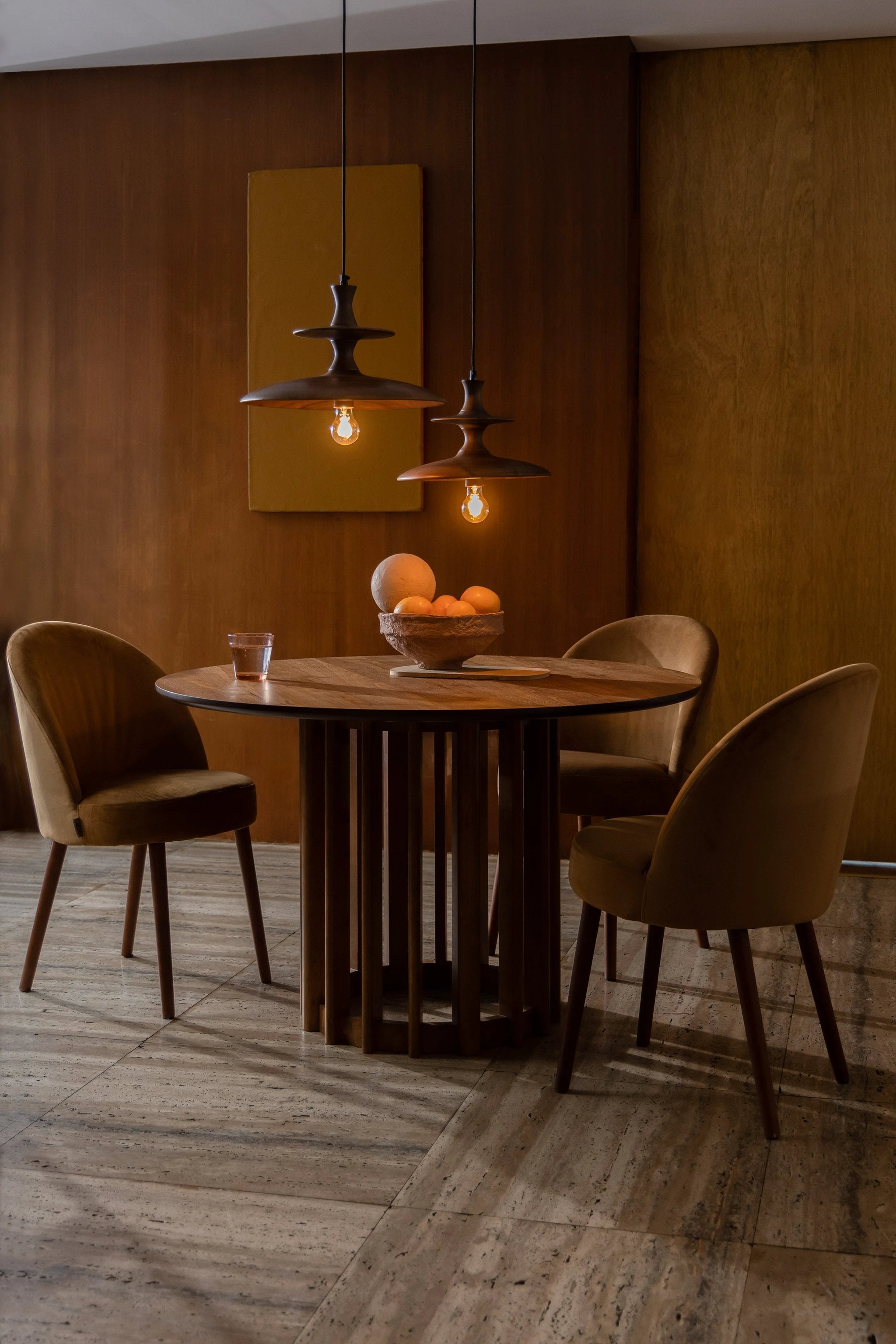 Hanglamp Cath S Walnut by Dutchbone