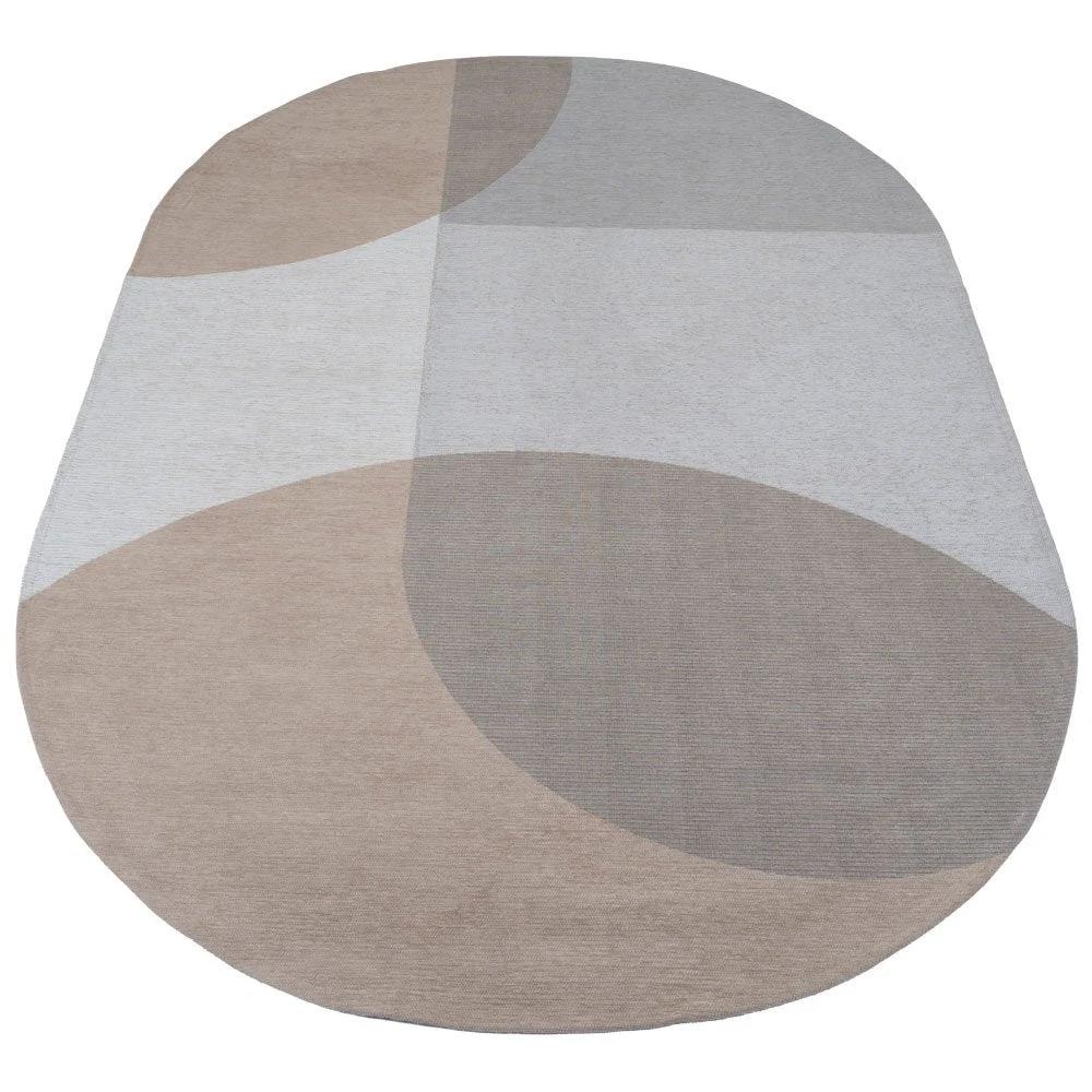 Vloerkleed Eli Beige – Ovaal 200 x 290 cm by Veer Carpets