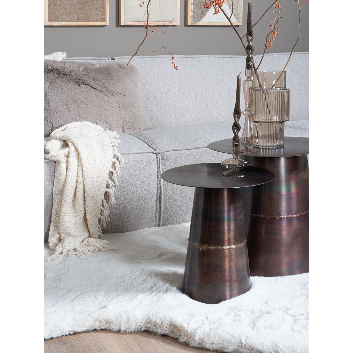 Vloerkleed Morbido Beige - Organisch 160 x 230 cm