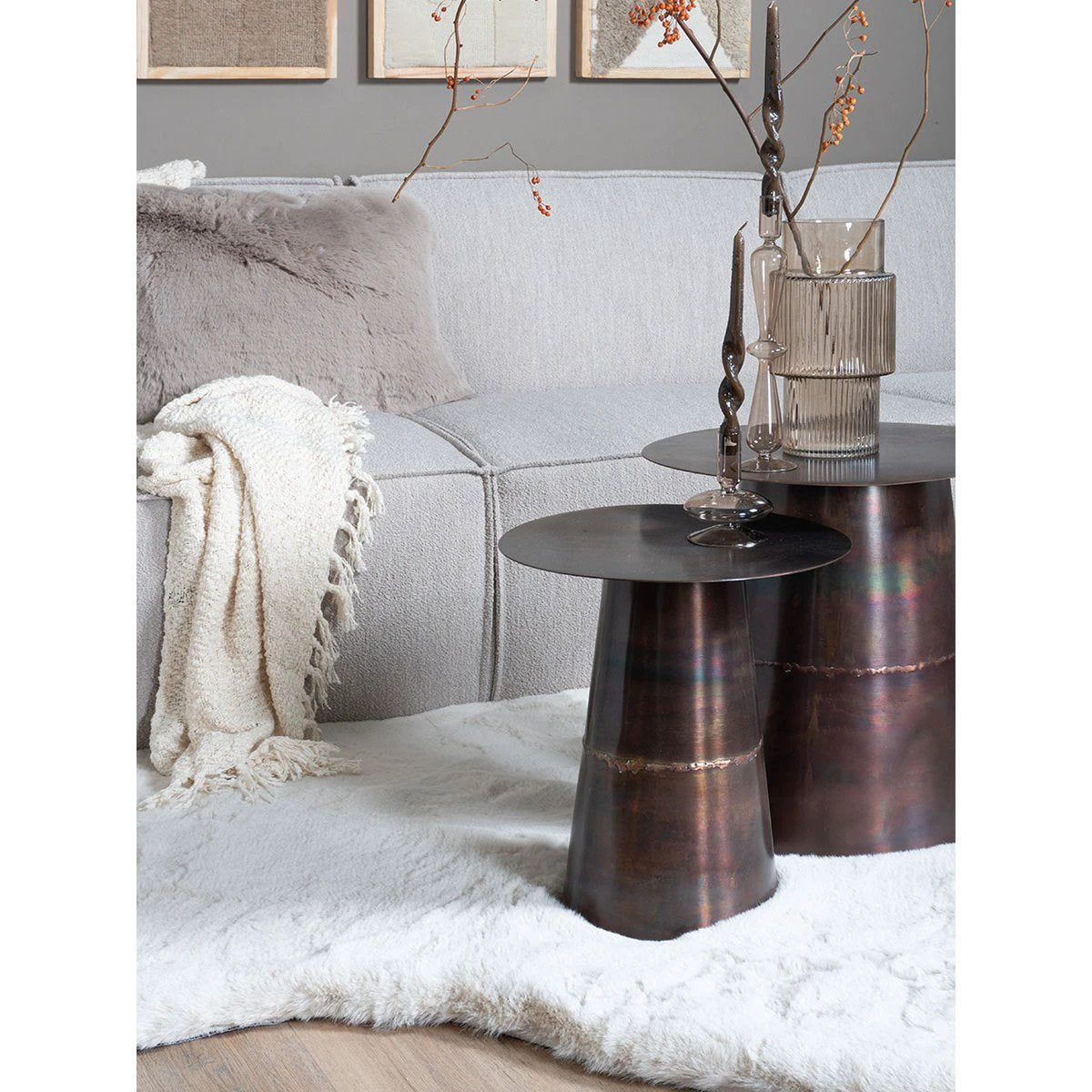 Vloerkleed Morbido Beige - Organisch 160 x 230 cm by Veer Carpets