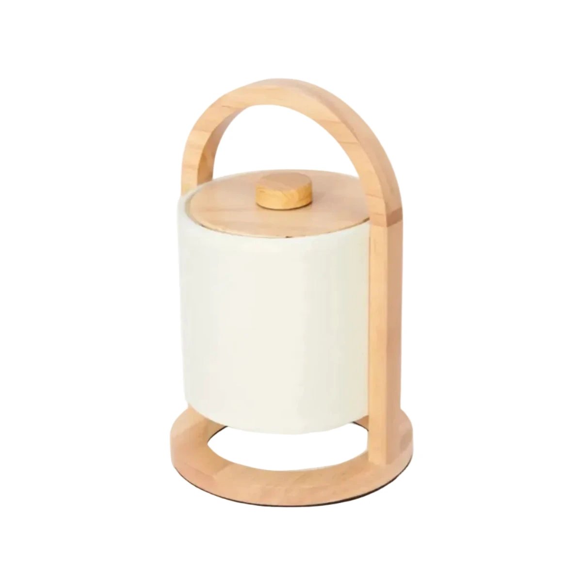 Tafellamp oplaadbaar River licht Bruin Hout by Tavellio - Amsterdam