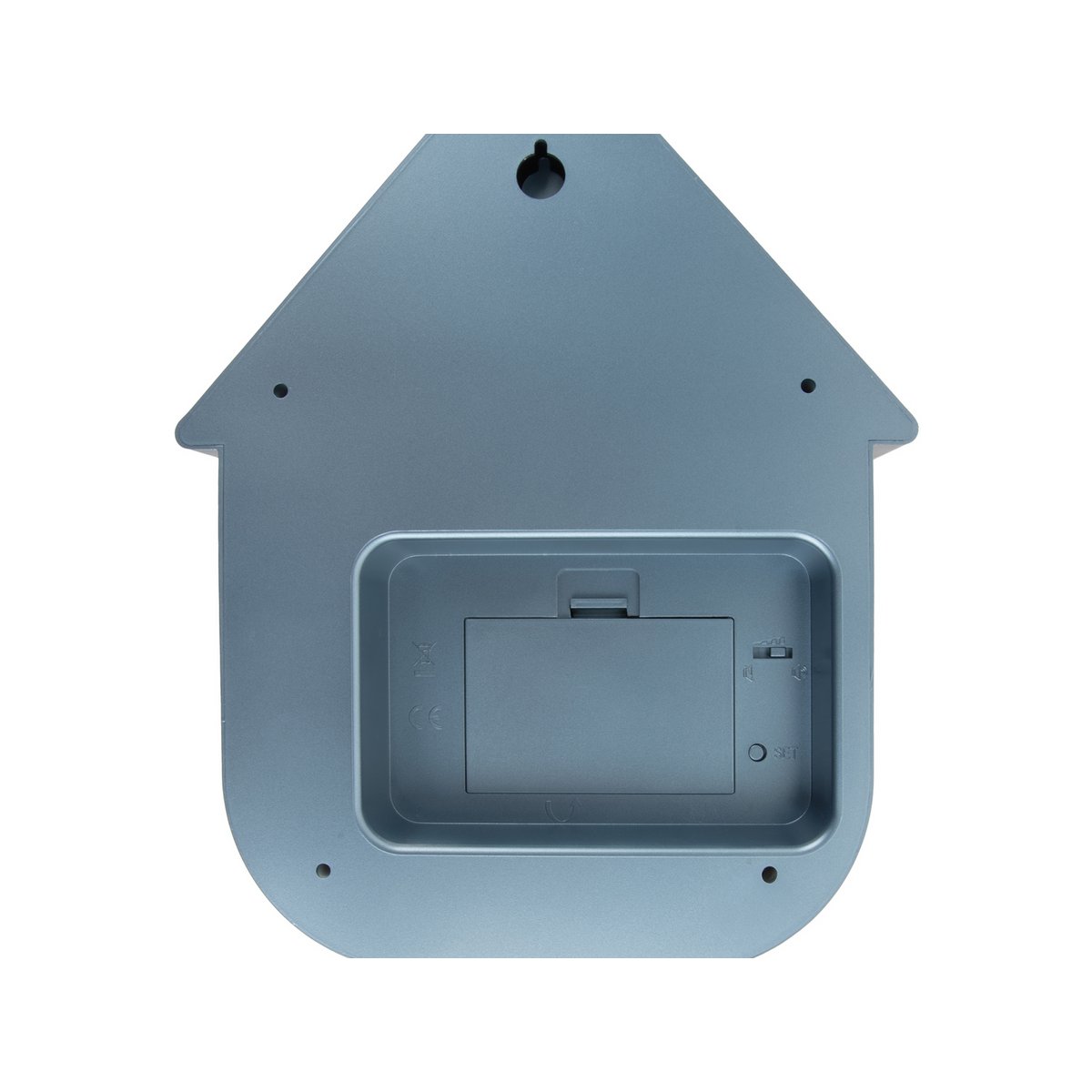 Wandklok Moderne Koekoek Metallic Blauw by Karlsson