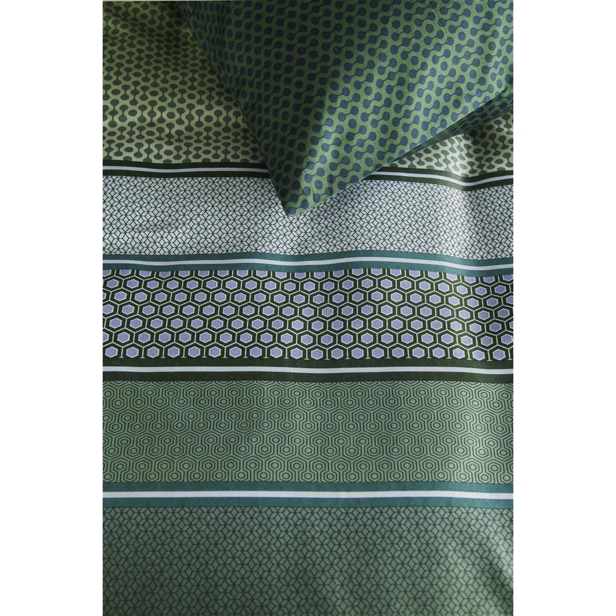 Beddinghouse Romeo dekbedovertrek groen by Bedding House bed & bath textile