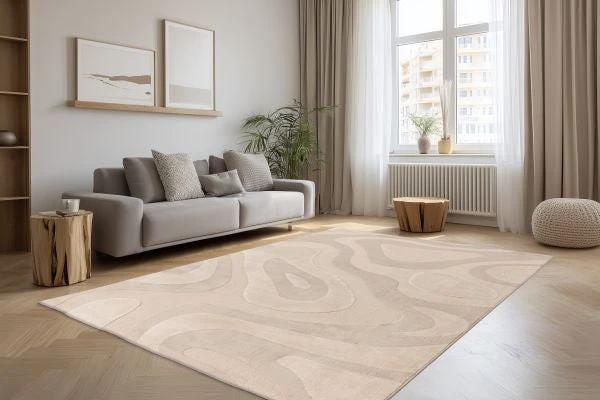 Vloerkleed Bergamo 702 Ivory in 4 Maten by Lalee