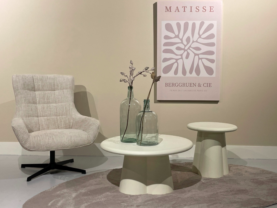 Salontafel Brix Clubs Sandy 80cm - depauwwonen