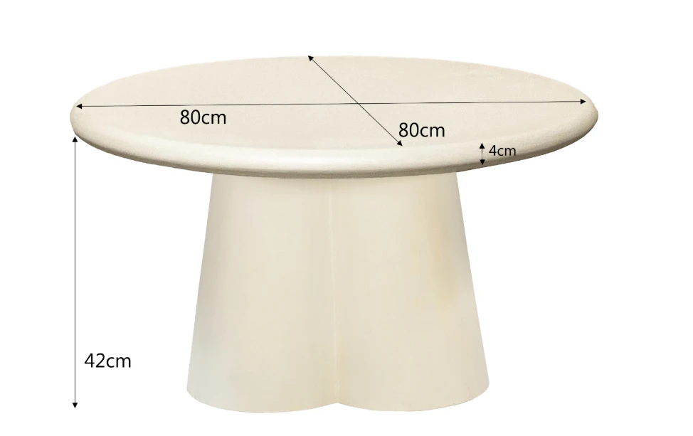 Salontafel Brix Clubs Sandy 80cm by Brix