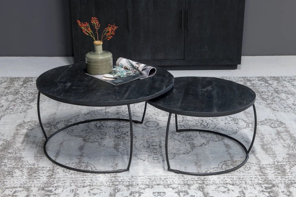 Vloerkleed Brix Kelly Charcoal grey 200x290 cm by Brix