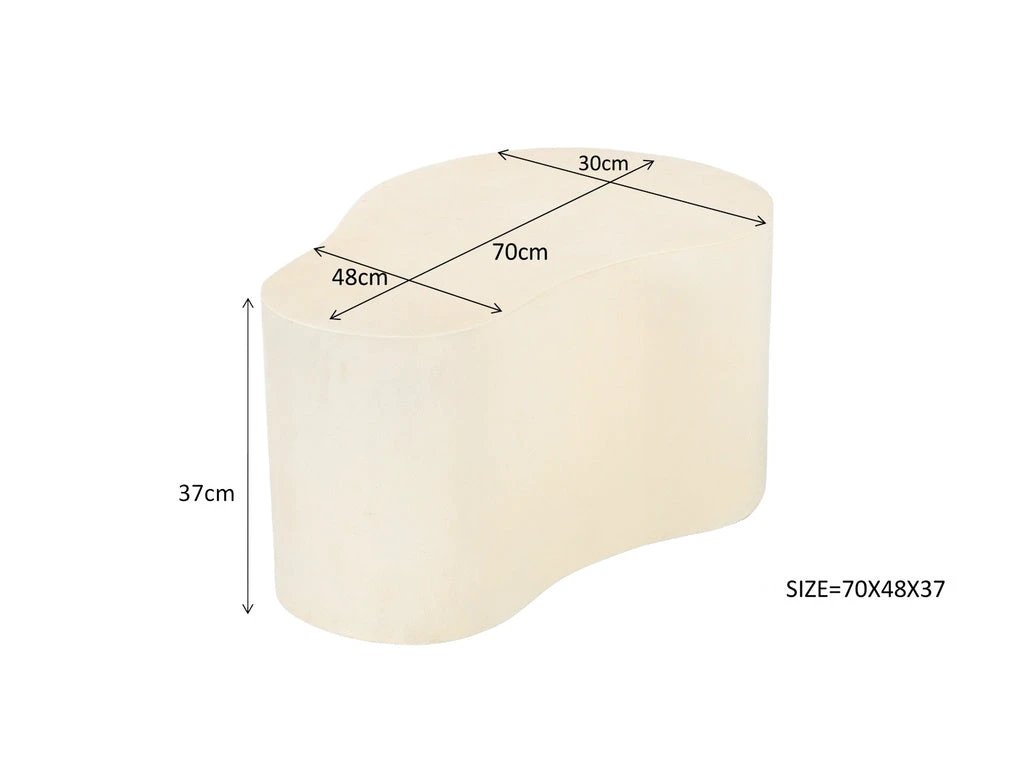 Salontafel Brix Organic Sandy 70cm by Brix