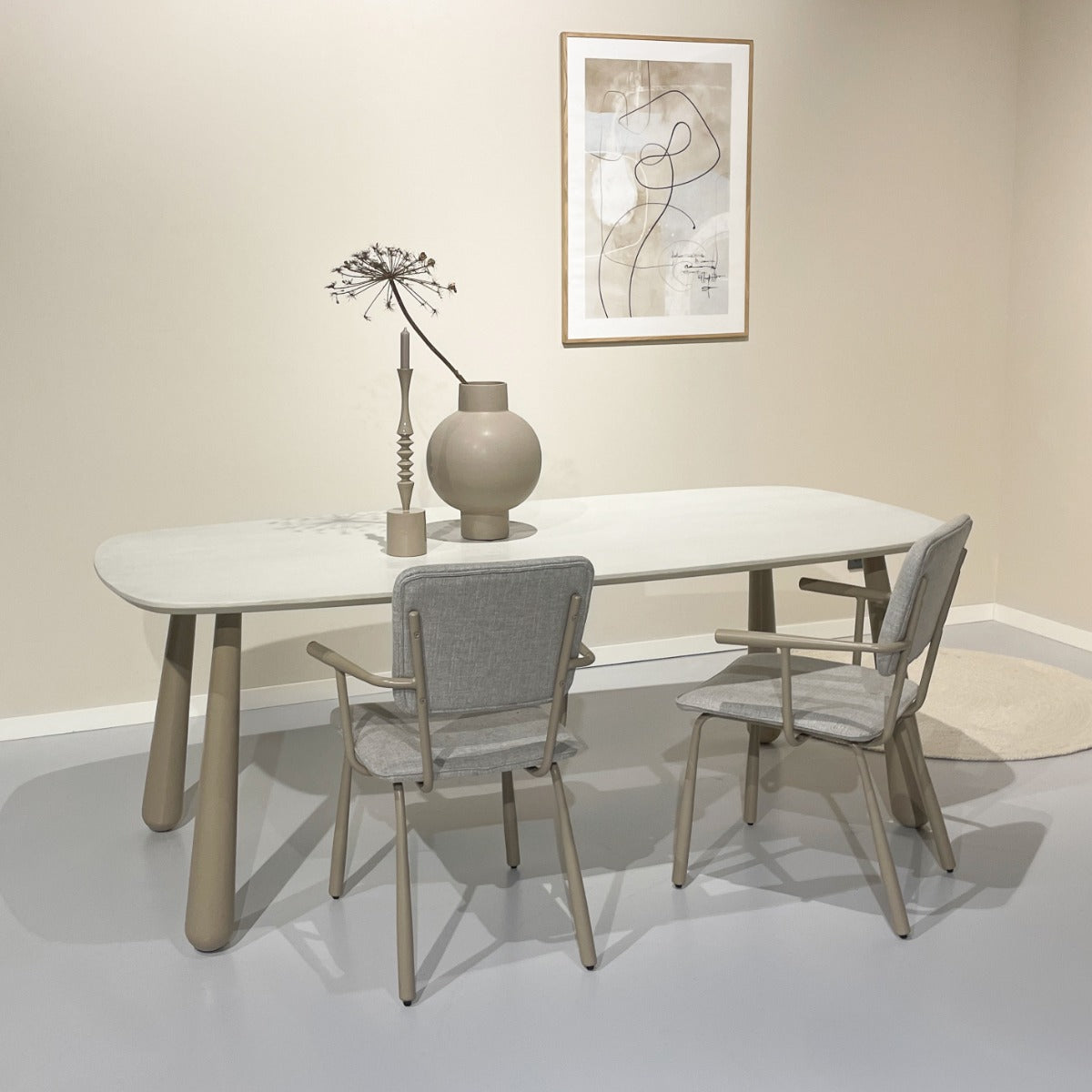 Eetkamerstoel Brix Finn Beige (set van 2) - depauwwonen