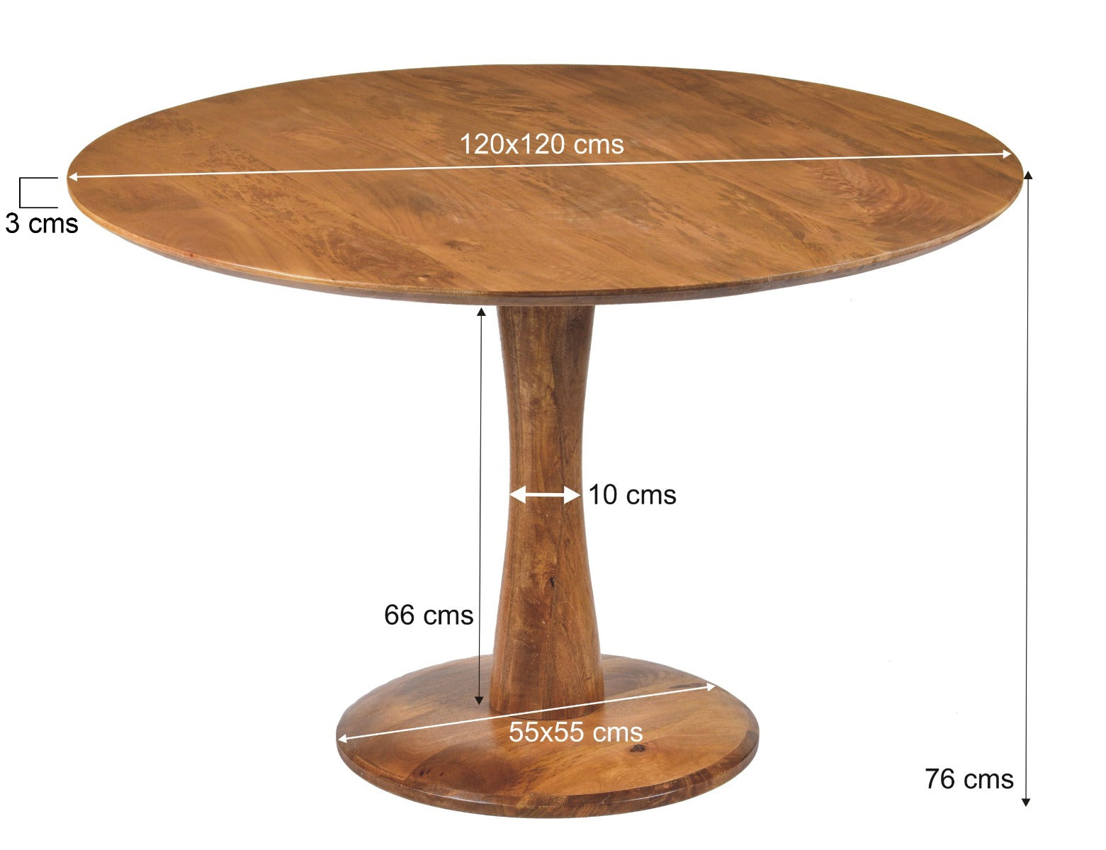 Eettafel Brix Vivian 120cm - depauwwonen