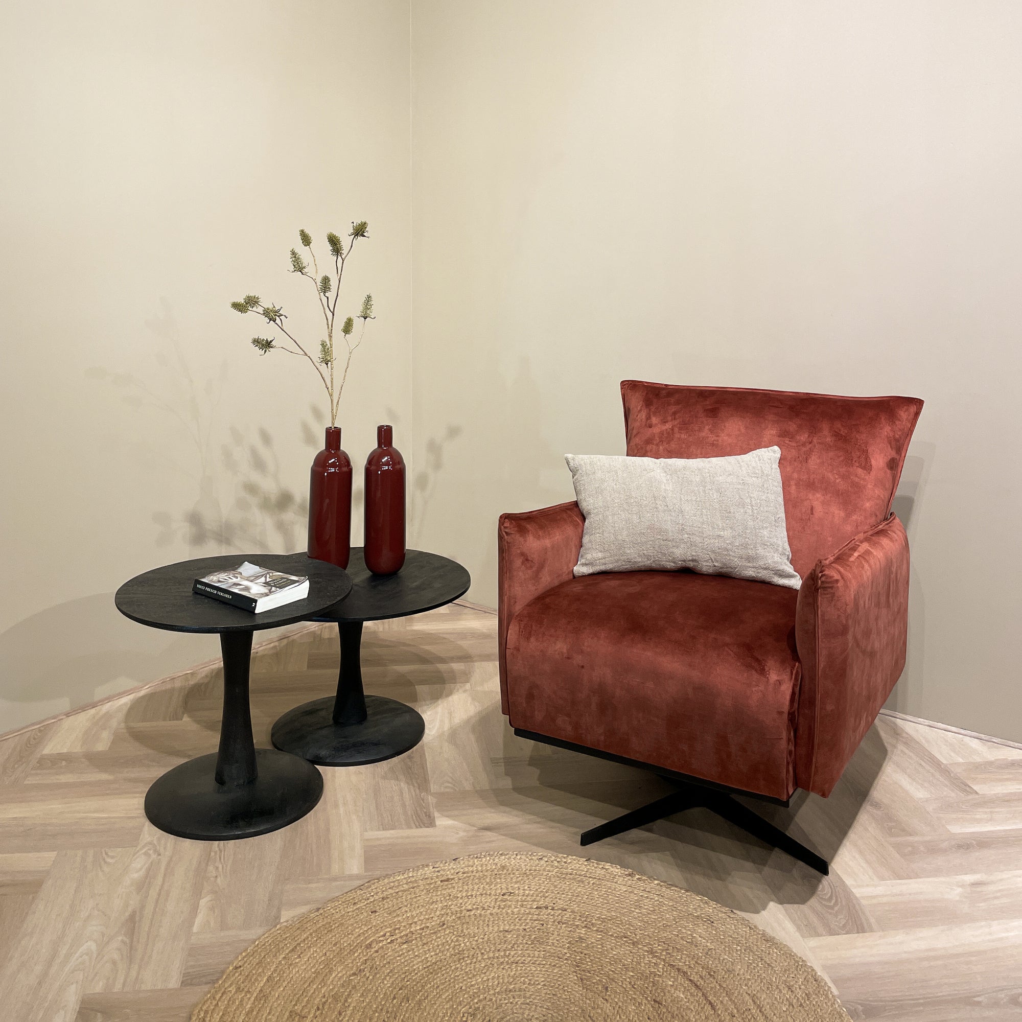 Salontafel Brix Vivian Zwart 50cm - depauwwonen