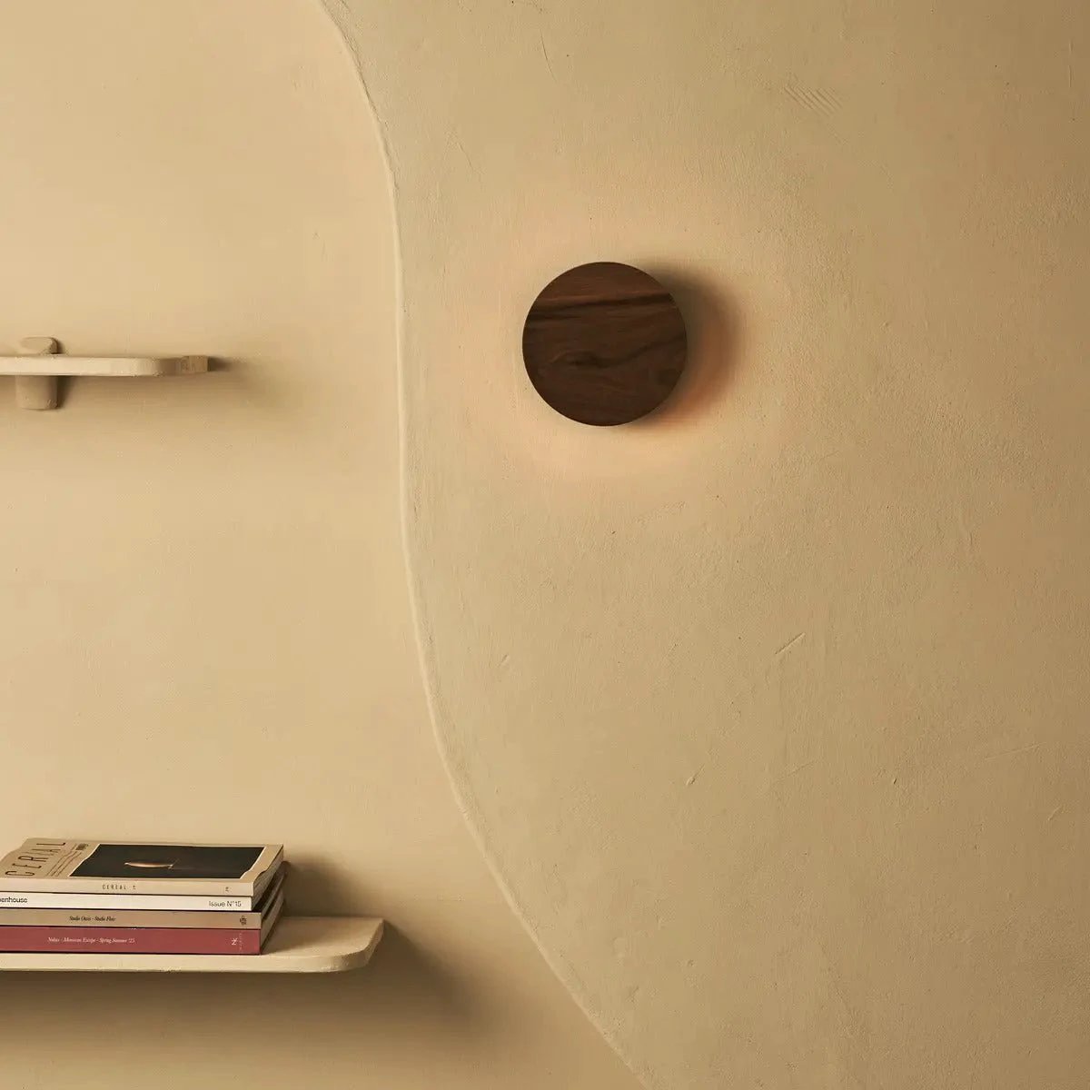 Wandlamp Oplaadbaar Lou Walnoot by Tavellio - Amsterdam