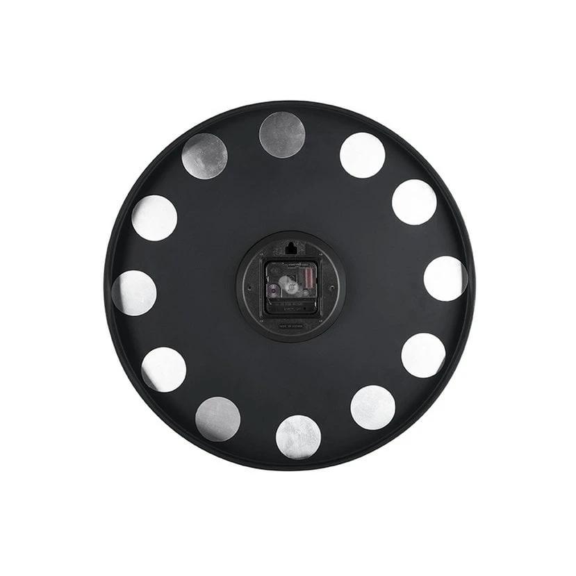 Wandklok charme gegraveerde cijfers Zwart by Karlsson