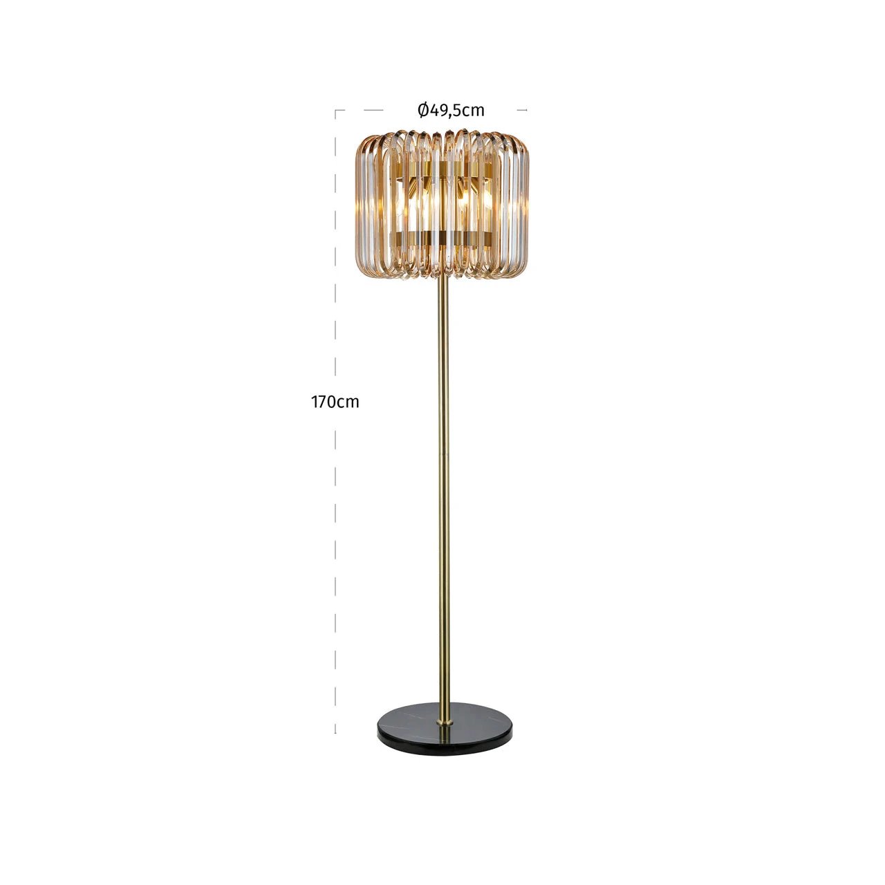 Vloerlamp Channa brons by Richmond Interiors