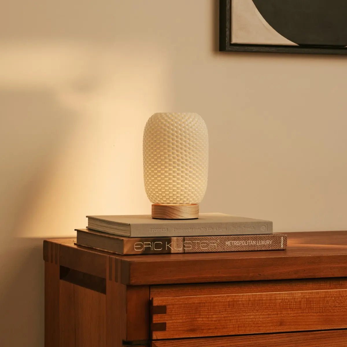 Tafellamp oplaadbaar Aurora lichtbruin