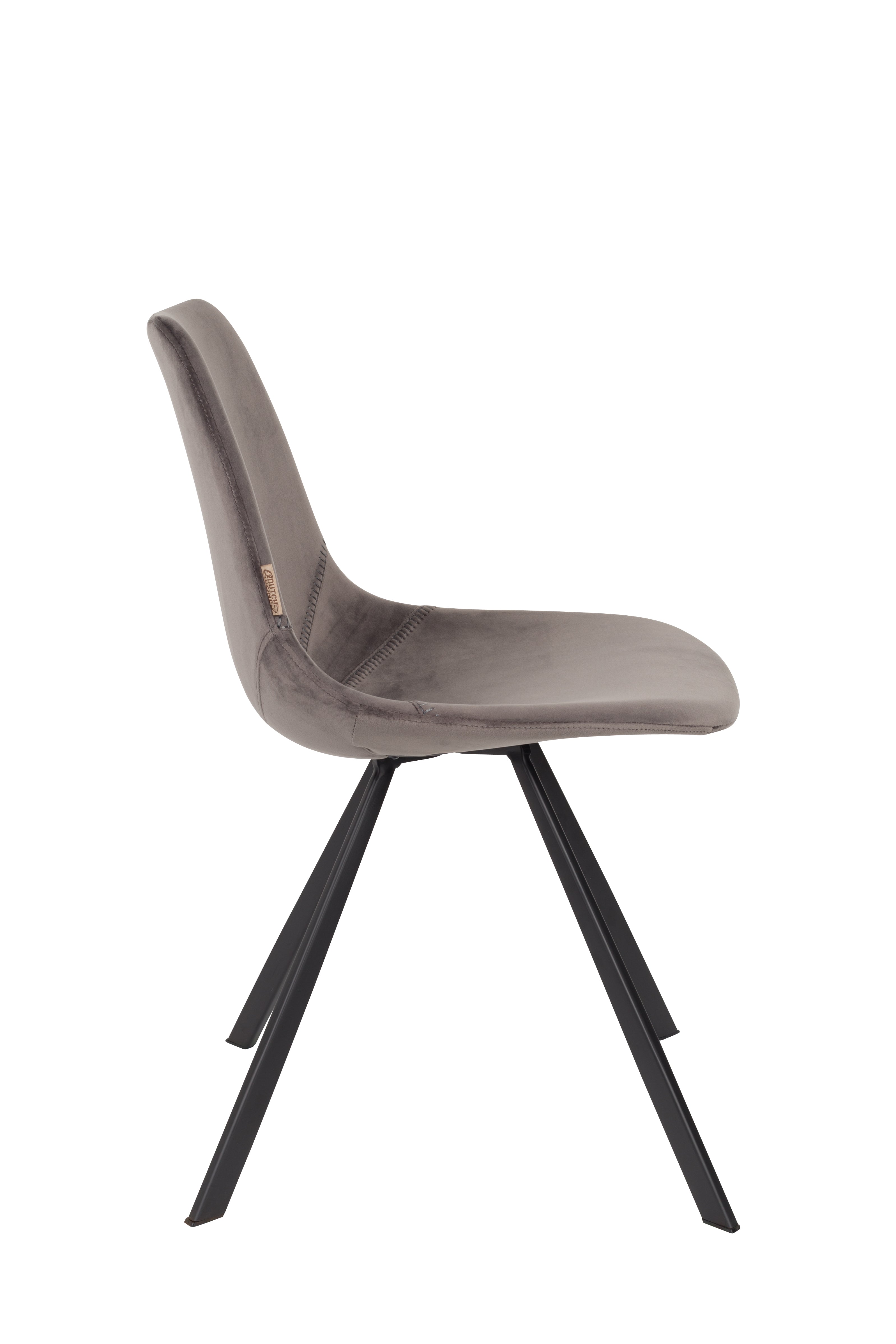 Chair Franky Velvet Grey