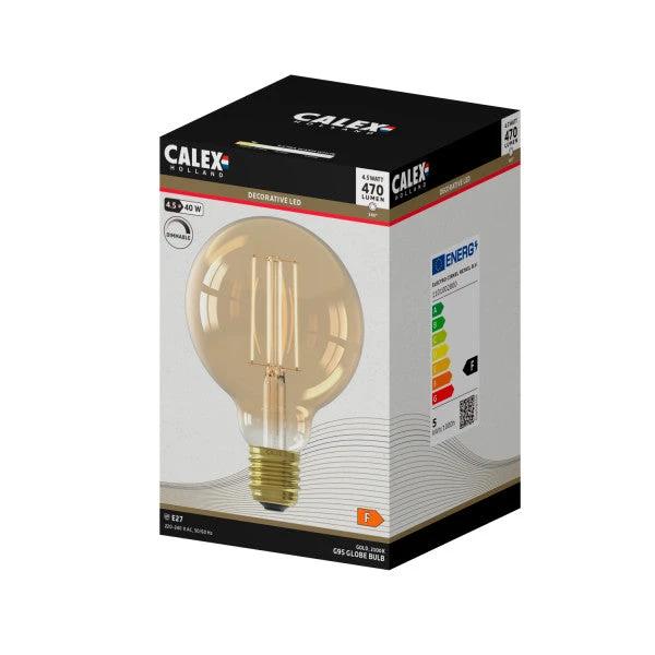 LED Filament Lamp - E27 - G95 - Goud by Calex