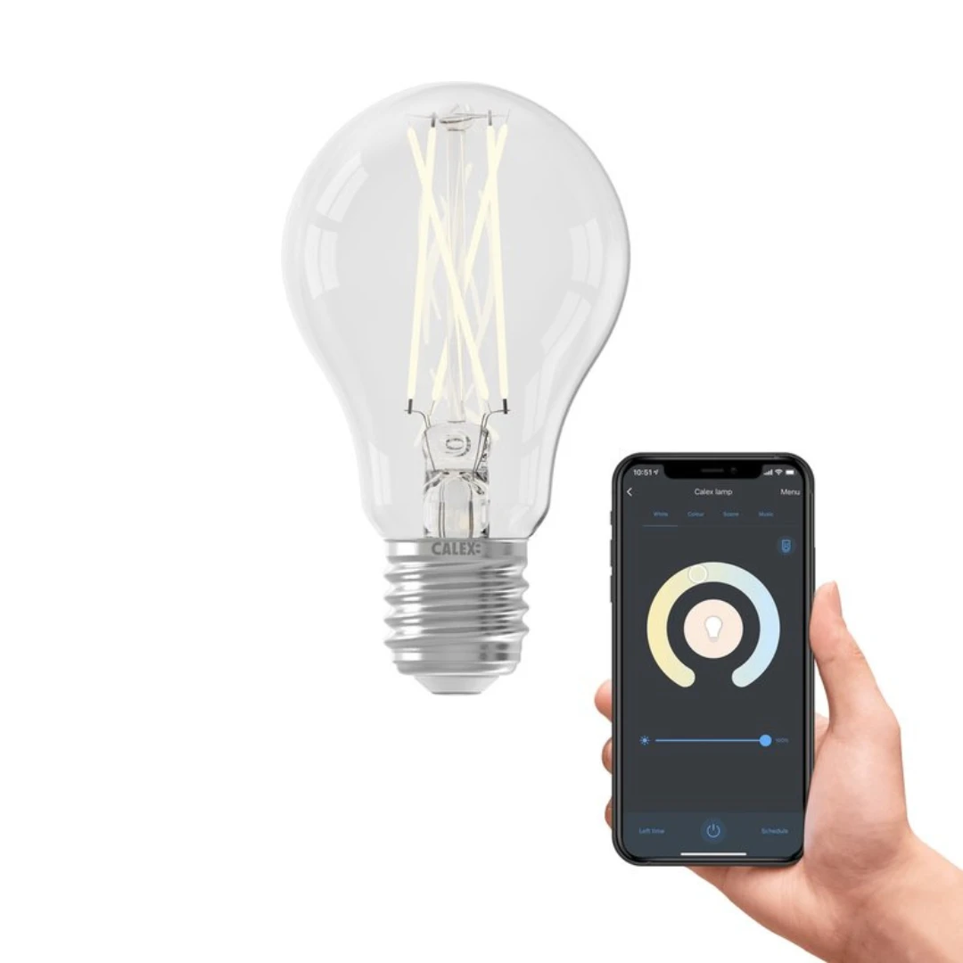 Smart LED Filament Lamp - E27 - Peer A60 - Helder by Calex