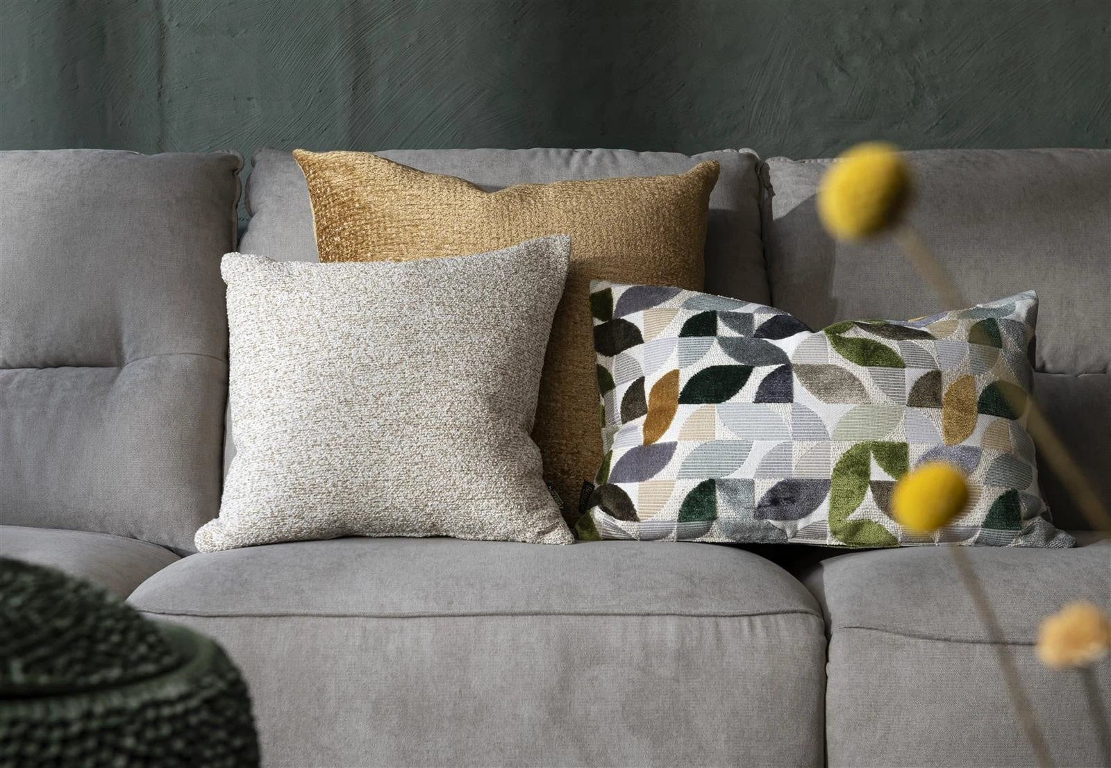 Kussen BeautiQ - Chic | Okergeel in 2 maten by Coco Maison